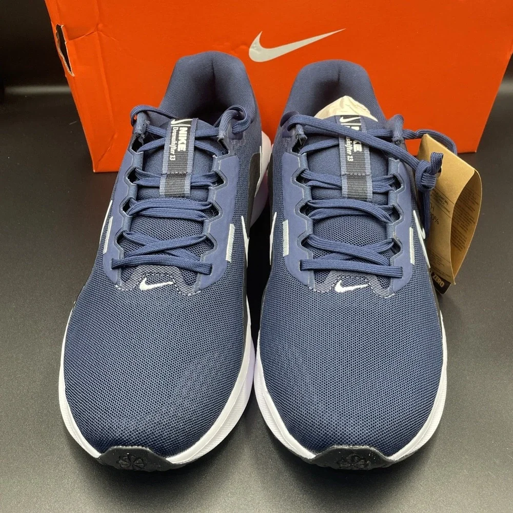 Nike Downshifter 13 Midnight Navy / Pure Platinum‎ FD6454-400 Mens Size 10.5 NEW
